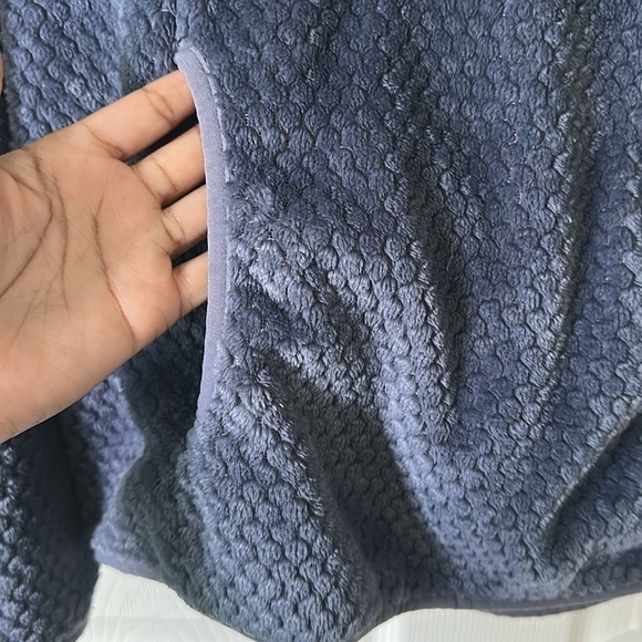 EDDIE BAUER Pullover Jacket Womens Medium Quarter Snap Fleece Sweatshirt - Picture 8 of 9